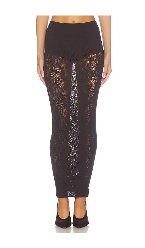 Infinite Rose Net Skirt by Wolford