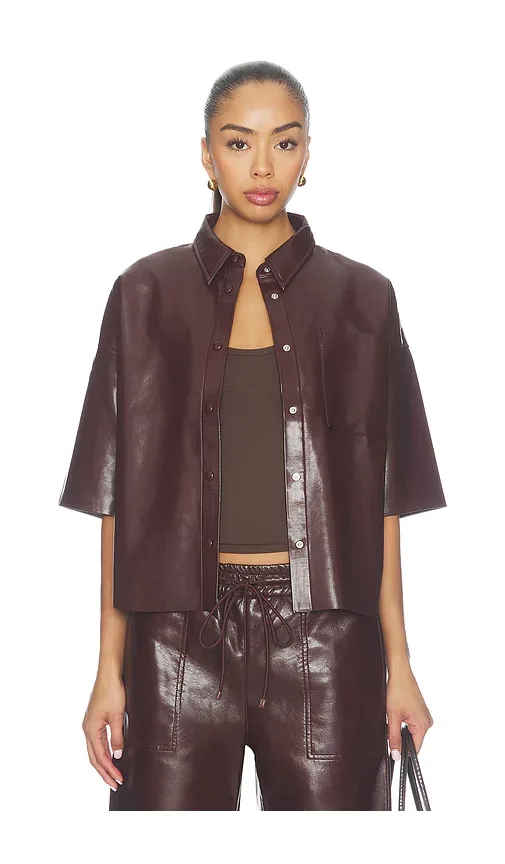 Frances Cropped Cape Button Up by Citizens of Humanity