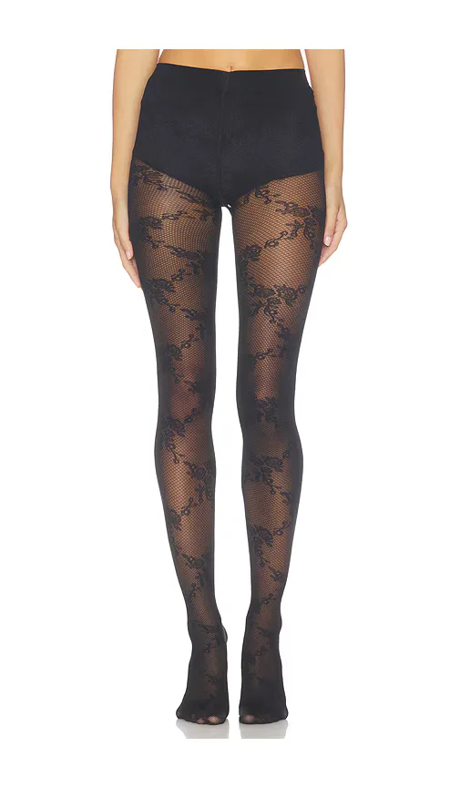 Floral Lace Tights by Wolford