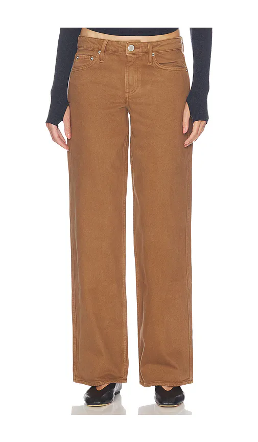 Cam Low Rise Full Length Straight Jeans by rag & bone