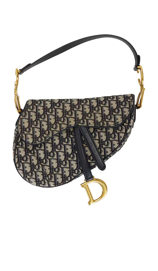 Dior Trotter Oblique Saddle Bag by Fwrd Renew
