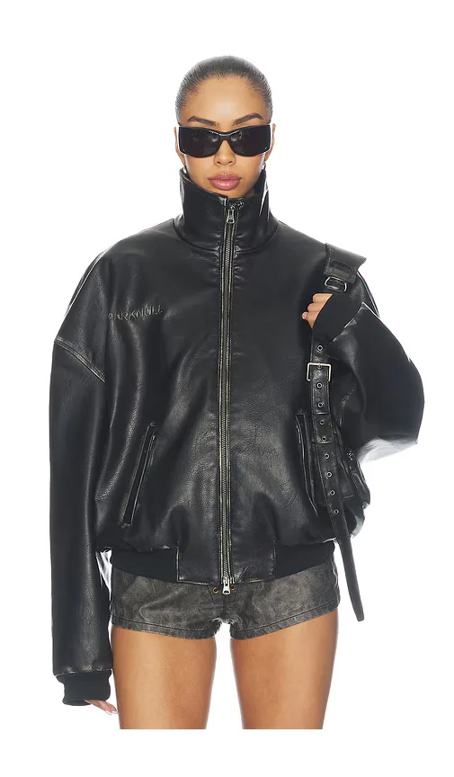 Underarm Bag Leather Jacket by Marrknull