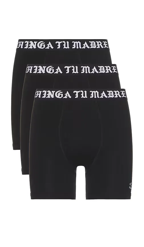 Born x Raised Chinga Tu Madre Boxer Briefs 3 Pack by Born