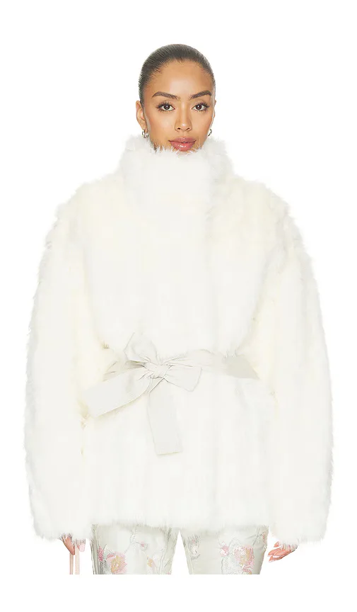 Ilaria Eco Fur Coat by Source Unknown