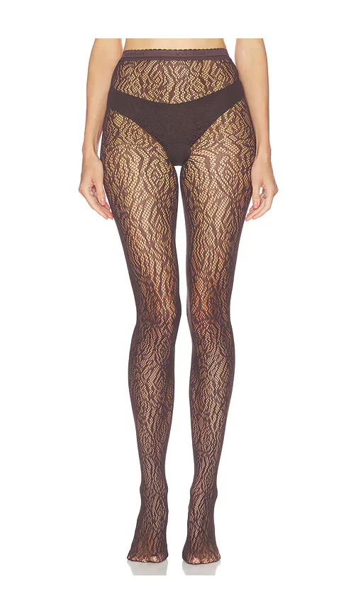 Rose Lace Effect Tights by Wolford