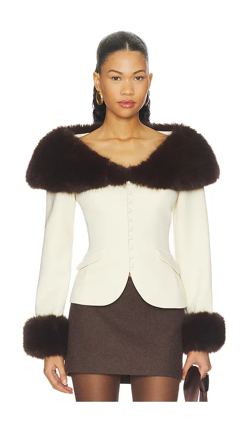 Elmira Faux Fur Jacket by LPA