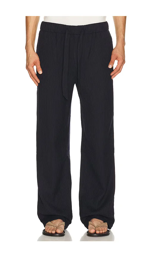 Luan Wood Knitted Relaxed Trouser by Frescobol Carioca