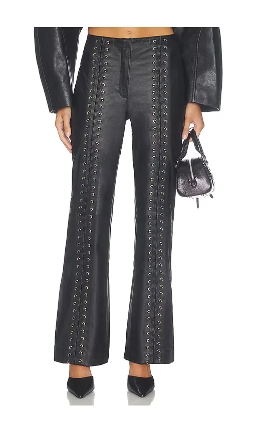 Lace Up Pants by Zut