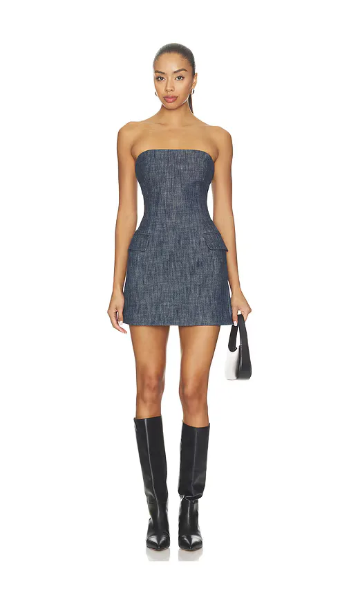Cynthia Dress - Denim