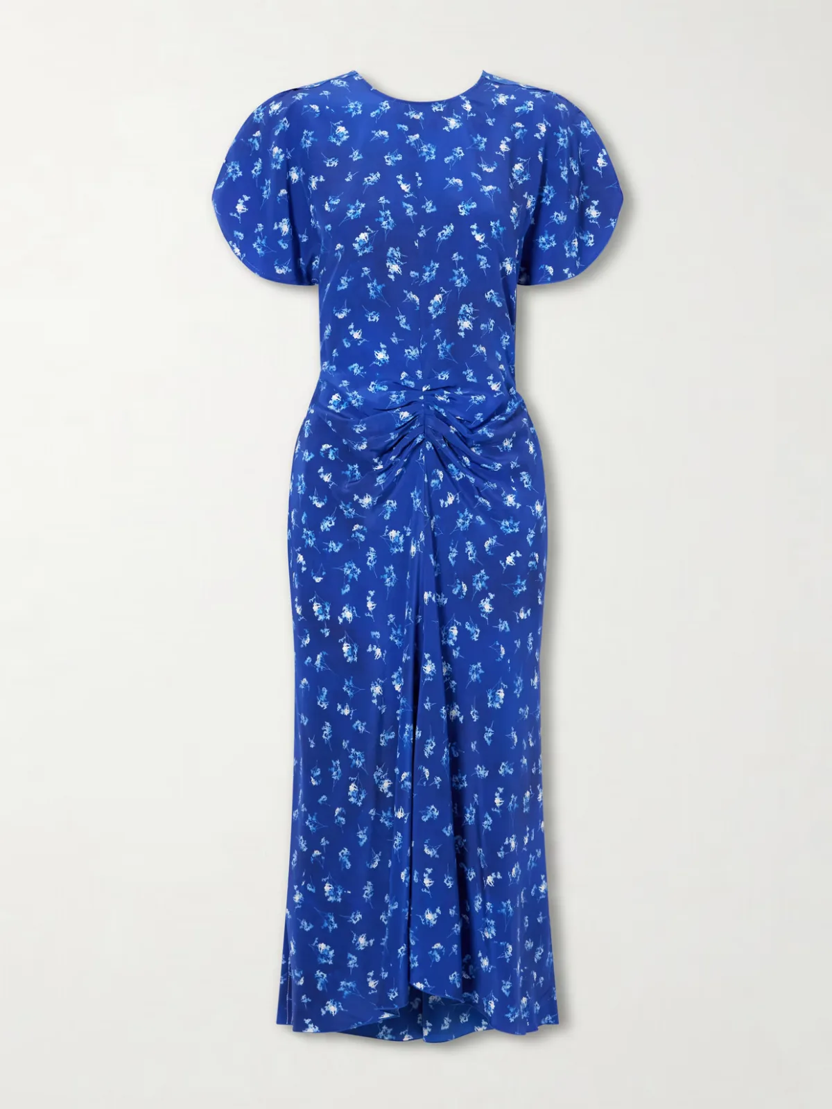 - Bela Floral-print Silk-chiffon Midi Dress -