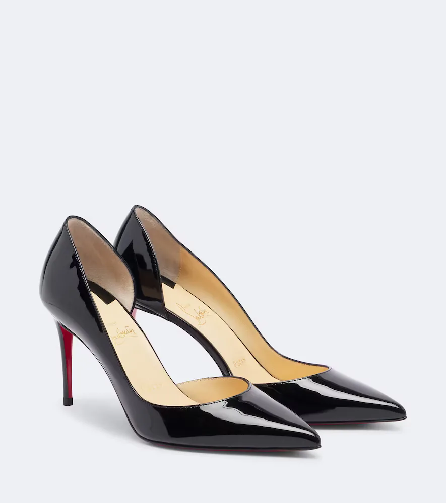 Iriza 85 Patent Leather Pumps by Christian Louboutin