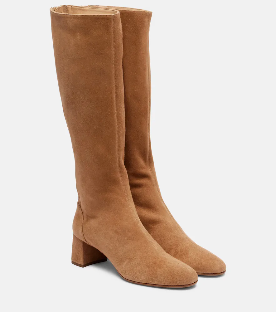 Saint Honore 50 Suede Knee-High Boots