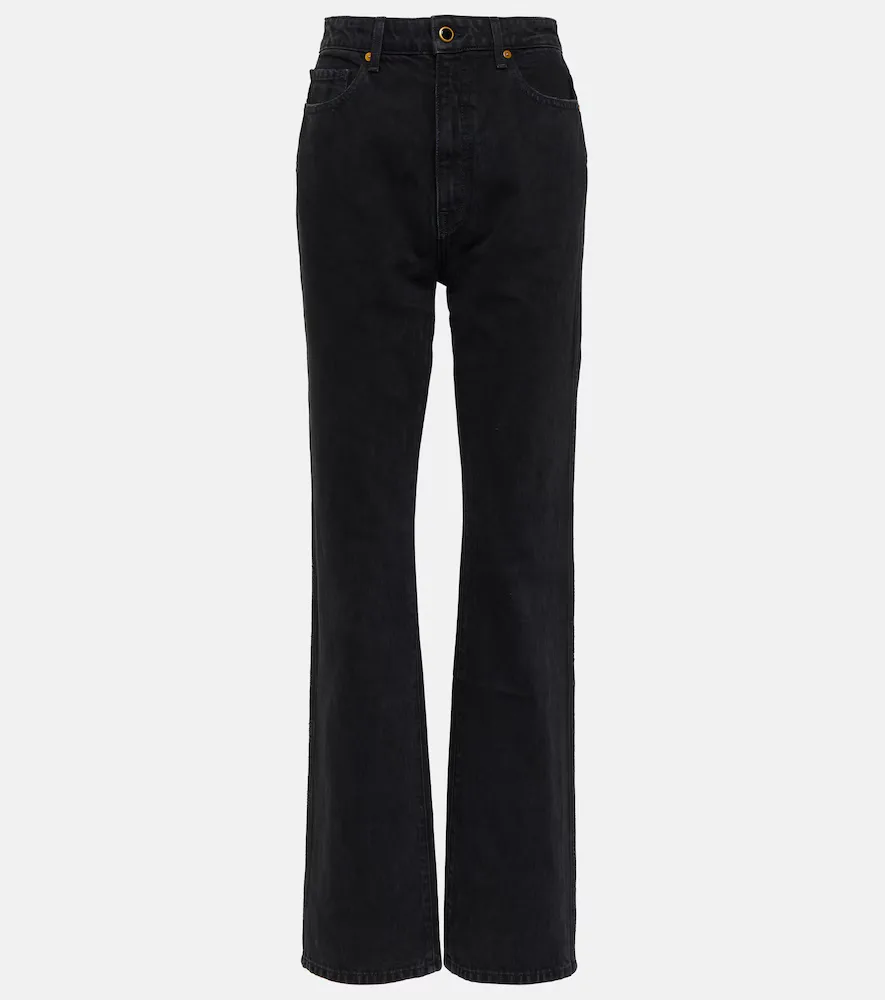 Danielle High-Rise Straight Jeans by Khaite