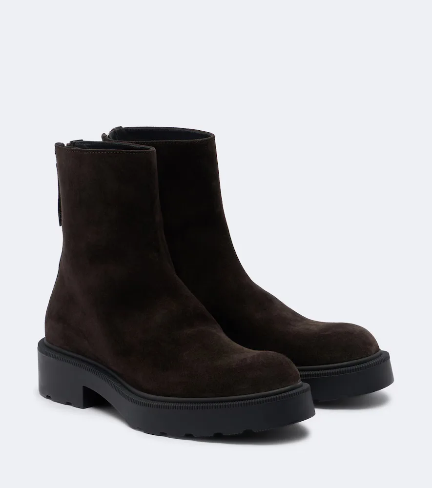 Nobilis Suede Ankle Boots by The Row