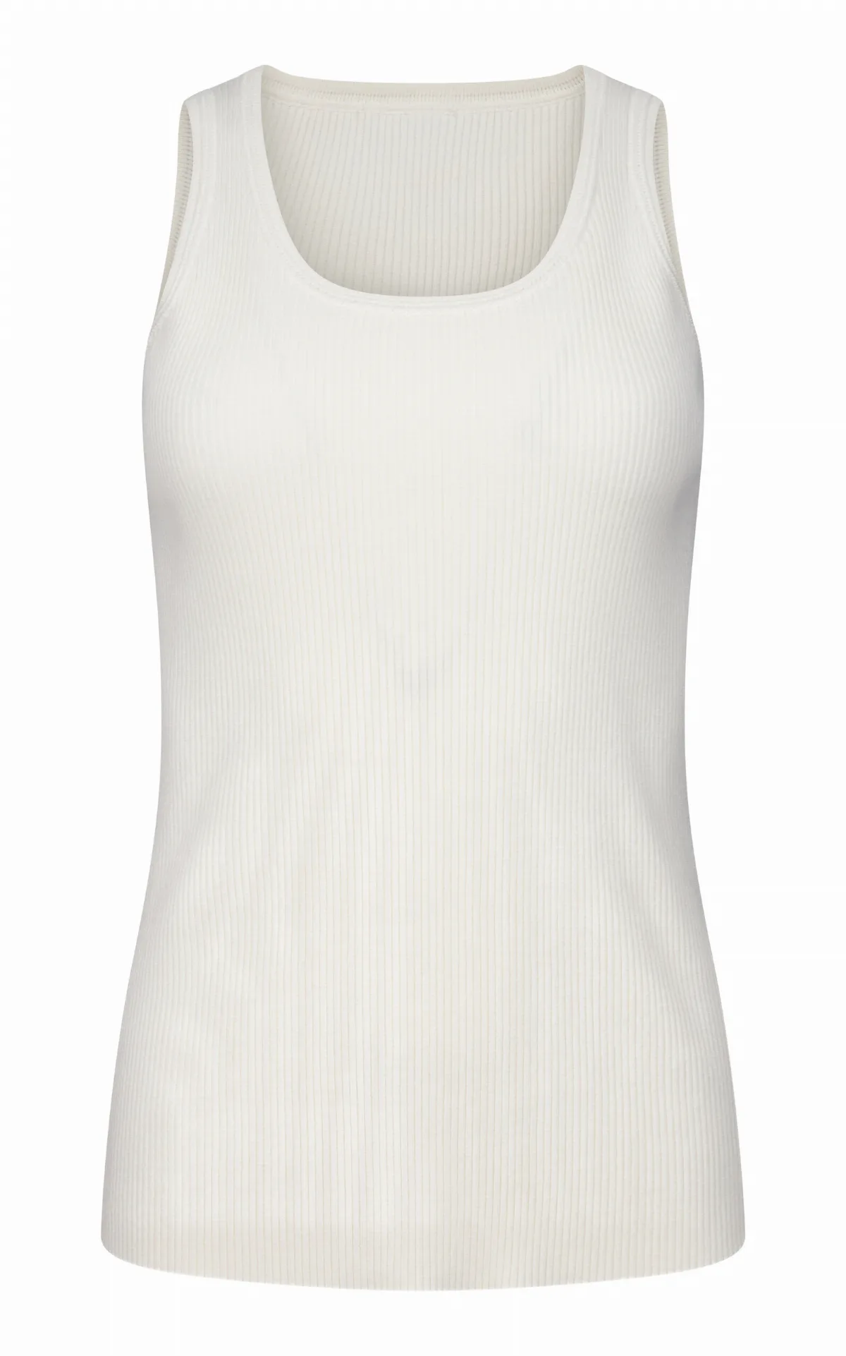 Camilla Ribbed Cotton Tank Top