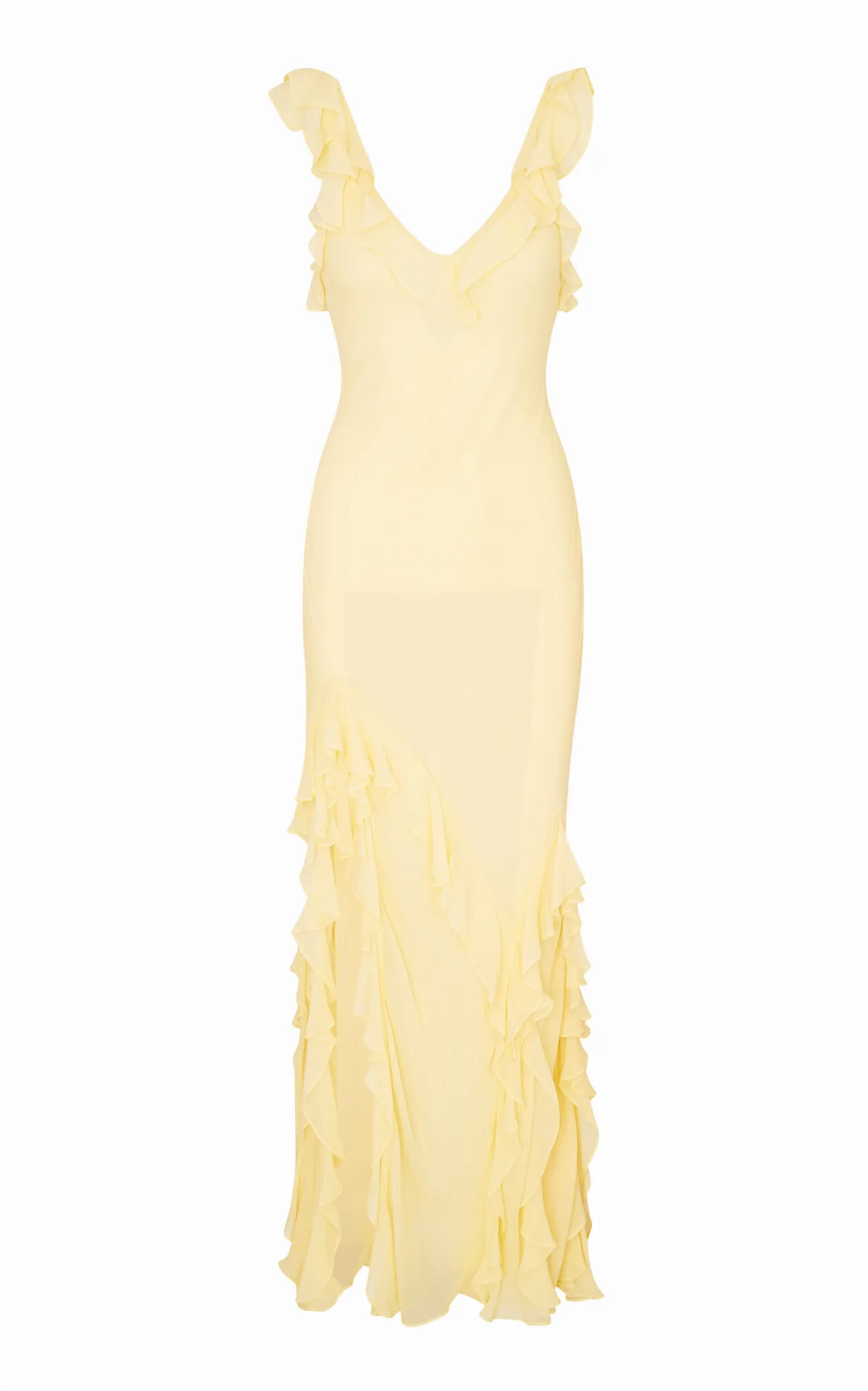 Roseline Ruffled Maxi Dress by LoveShackFancy