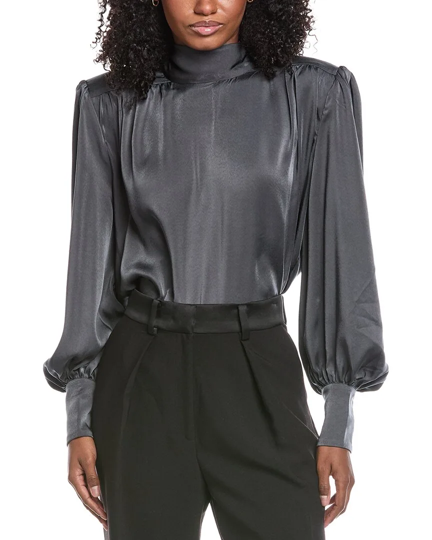 Revana Satin Blouse by Bardot