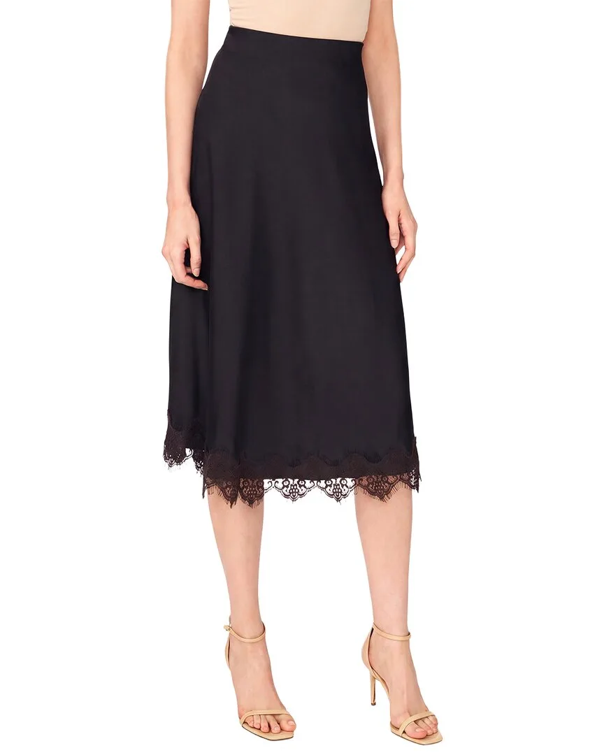 Satin Bias Midi Skirt