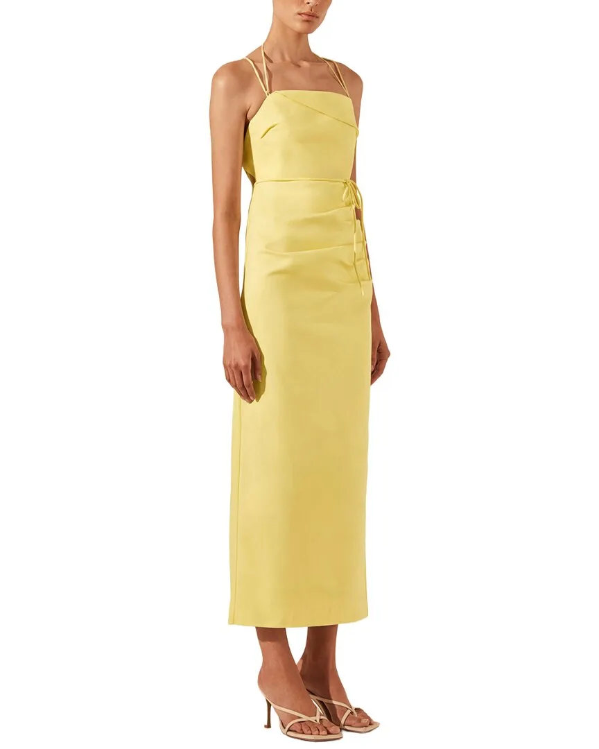 Lani Draped Cross Back Midi Dress by Shona Joy