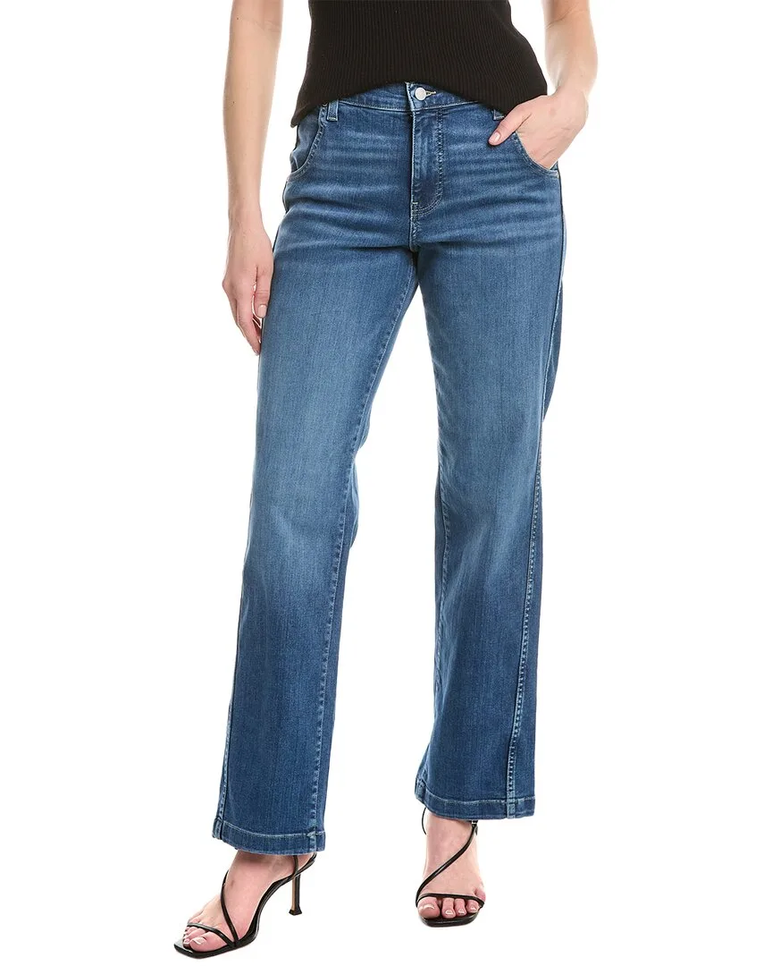 Brooke Opera Blue Straight Leg Jean by NYDJ