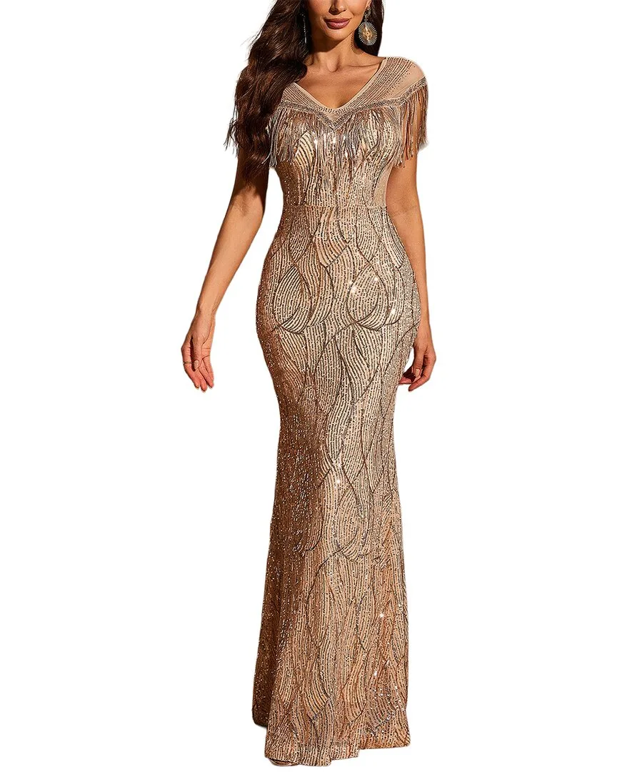 Embellished Maxi Dress
