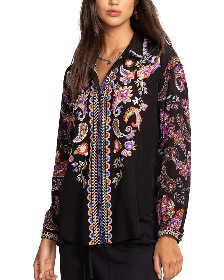Mills Silk Shirt by Johnny Was