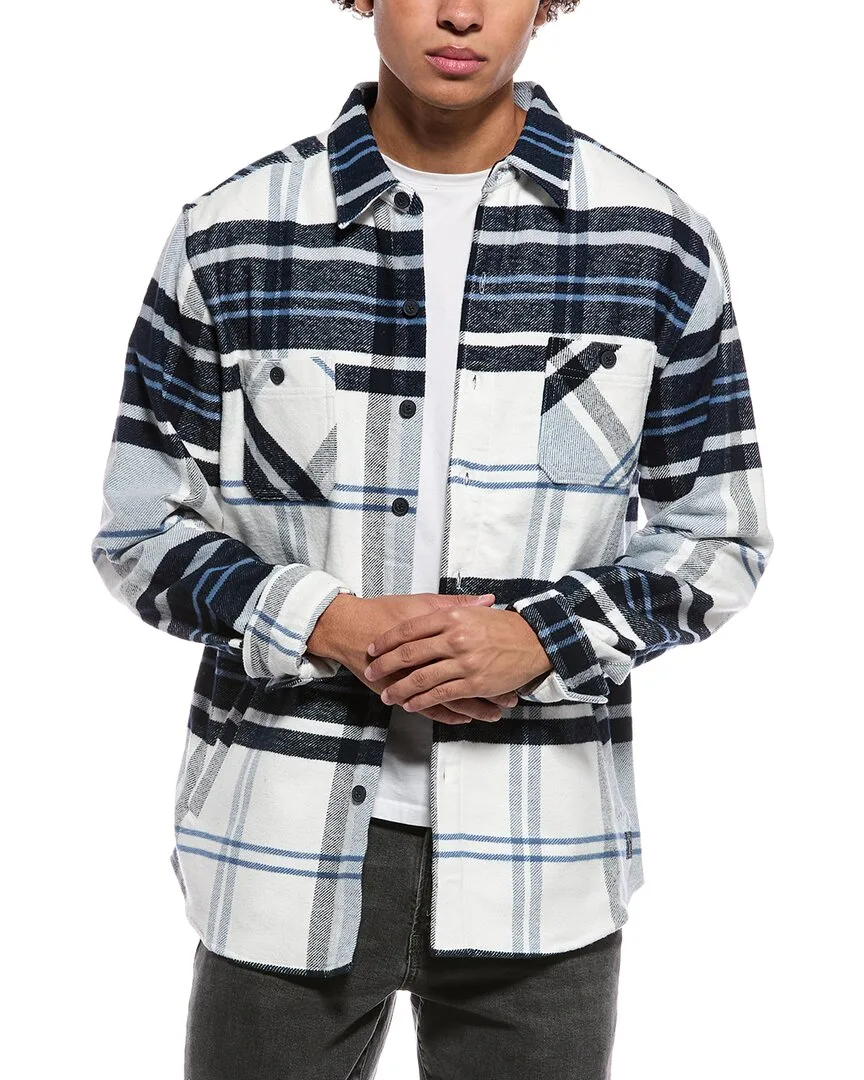 Unlined Lumberjack Plaid Twill Overshirt by Weatherproof Vintage