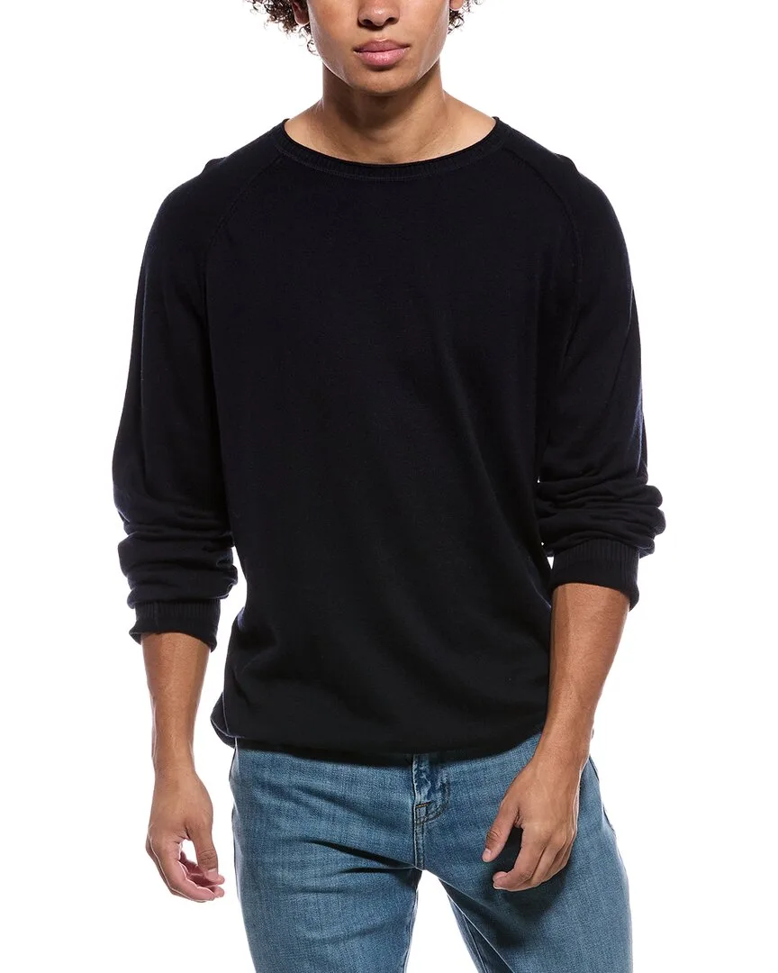 Cashmere-Blend Roll Neck Crew Sweater