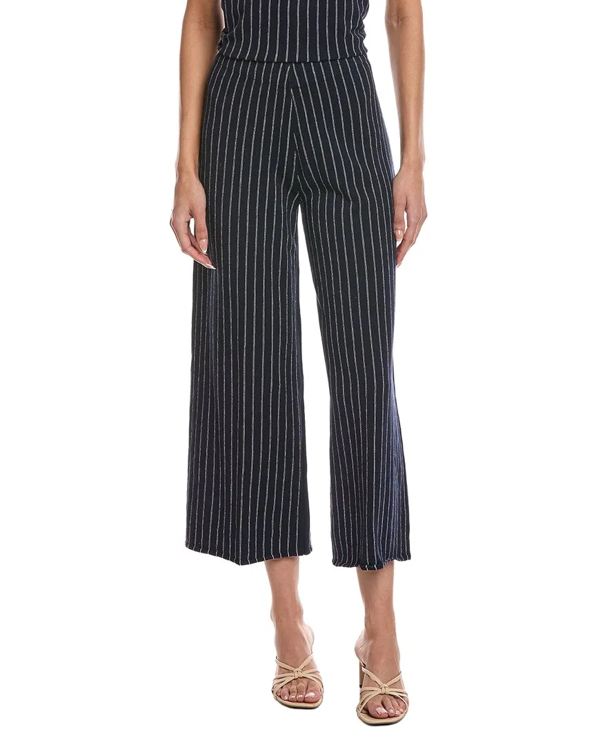 Destination Stripe Wide-Leg Knit Pant by Nic+Zoe