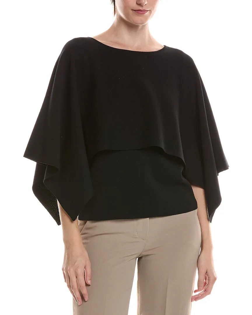 Sweater Cape Top by Anne Klein