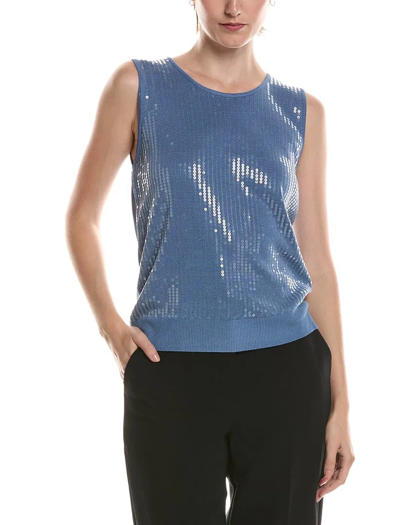 Sequin Top by Anne Klein