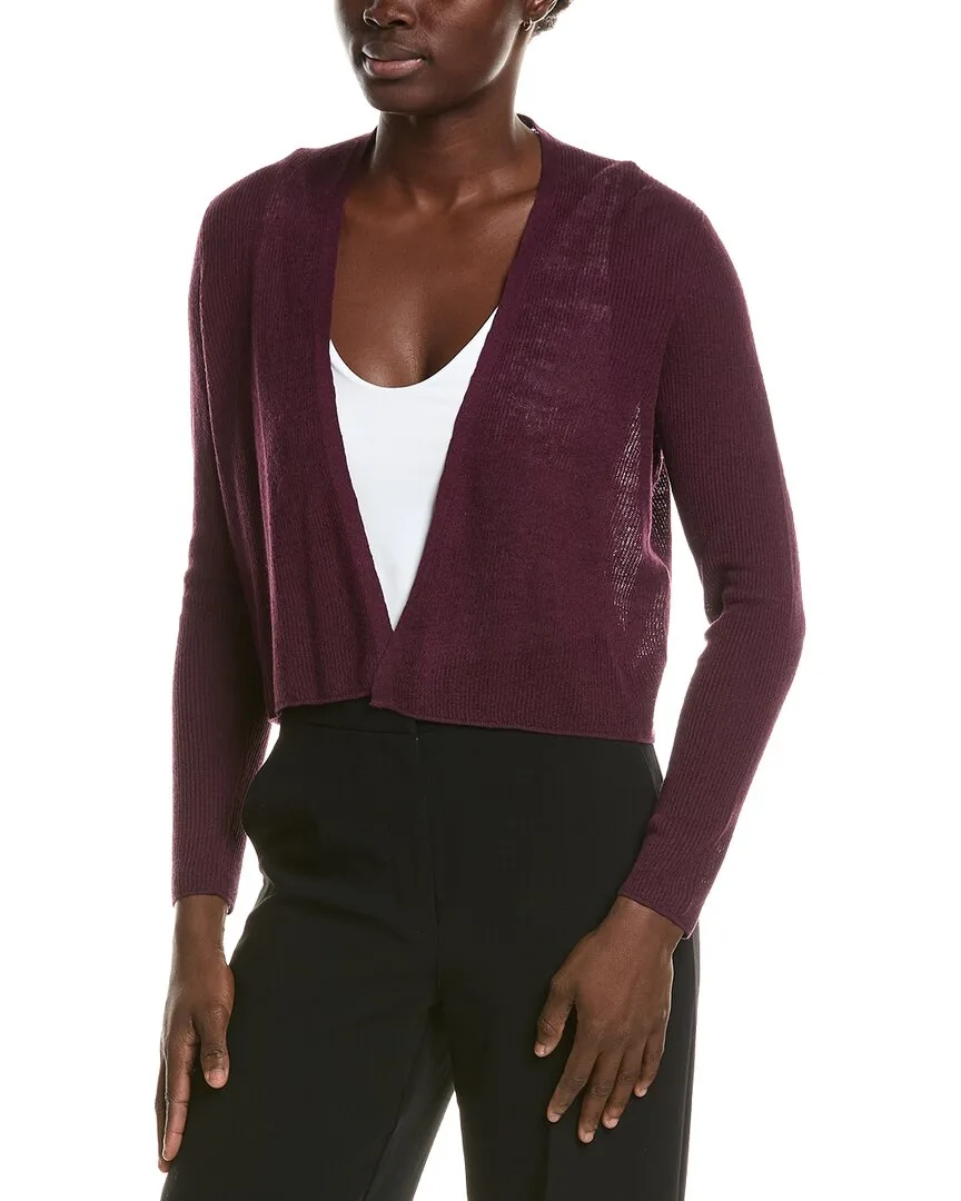 Linen-Blend Cardigan