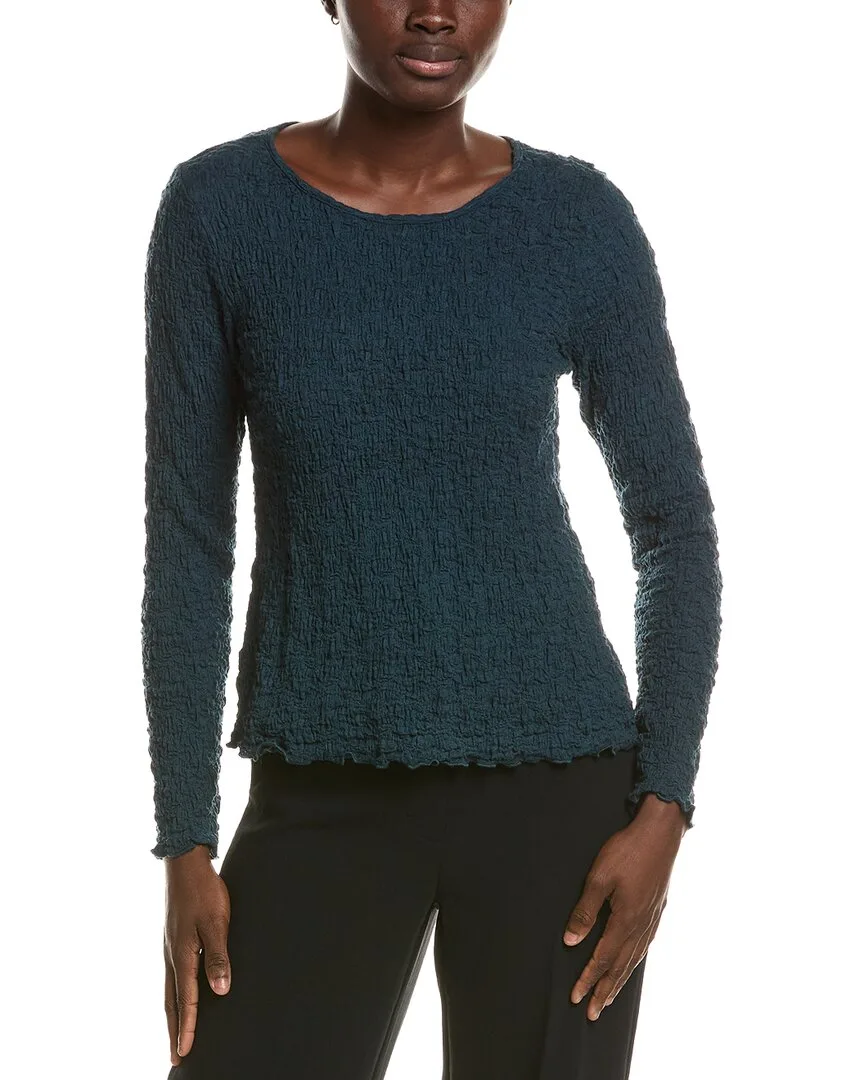 Round Neck Top by Eileen Fisher