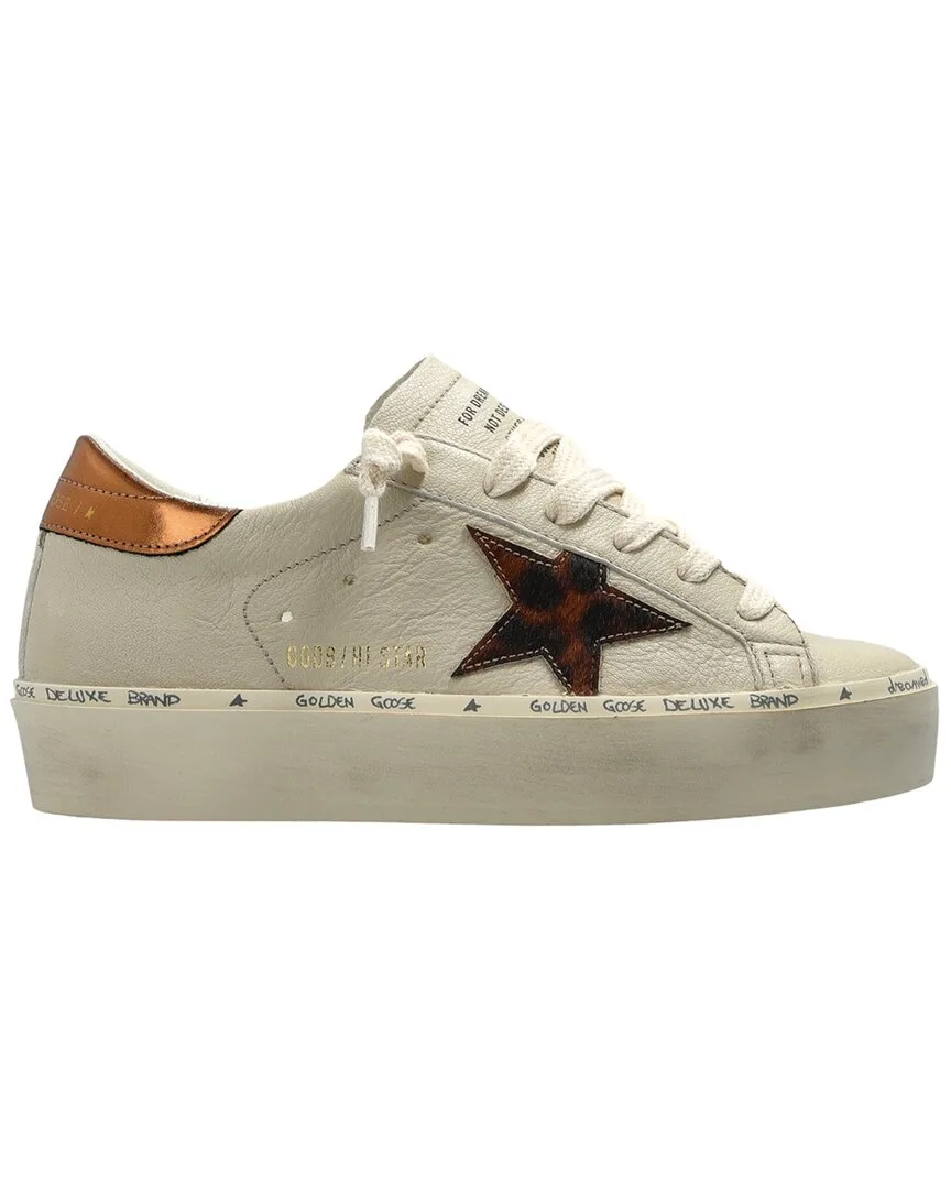 Hi Star Leather Sneaker by Golden Goose