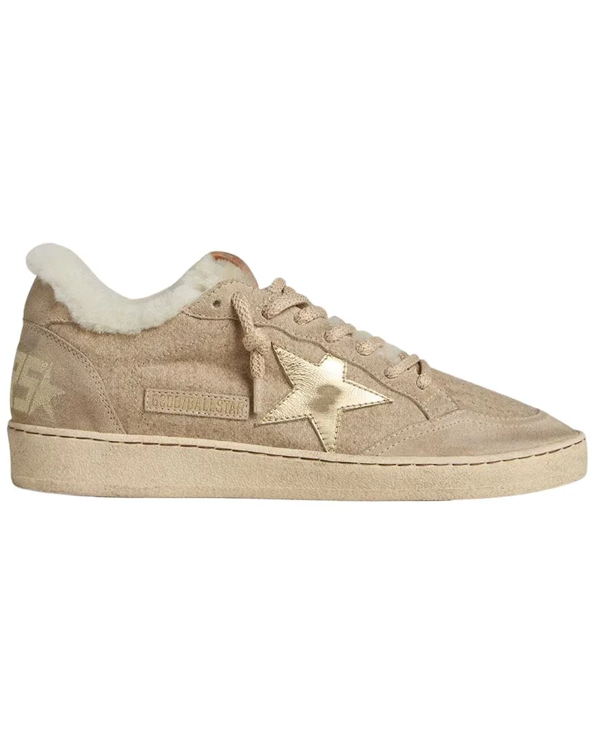 Ball Star Wool Sneaker by Golden Goose
