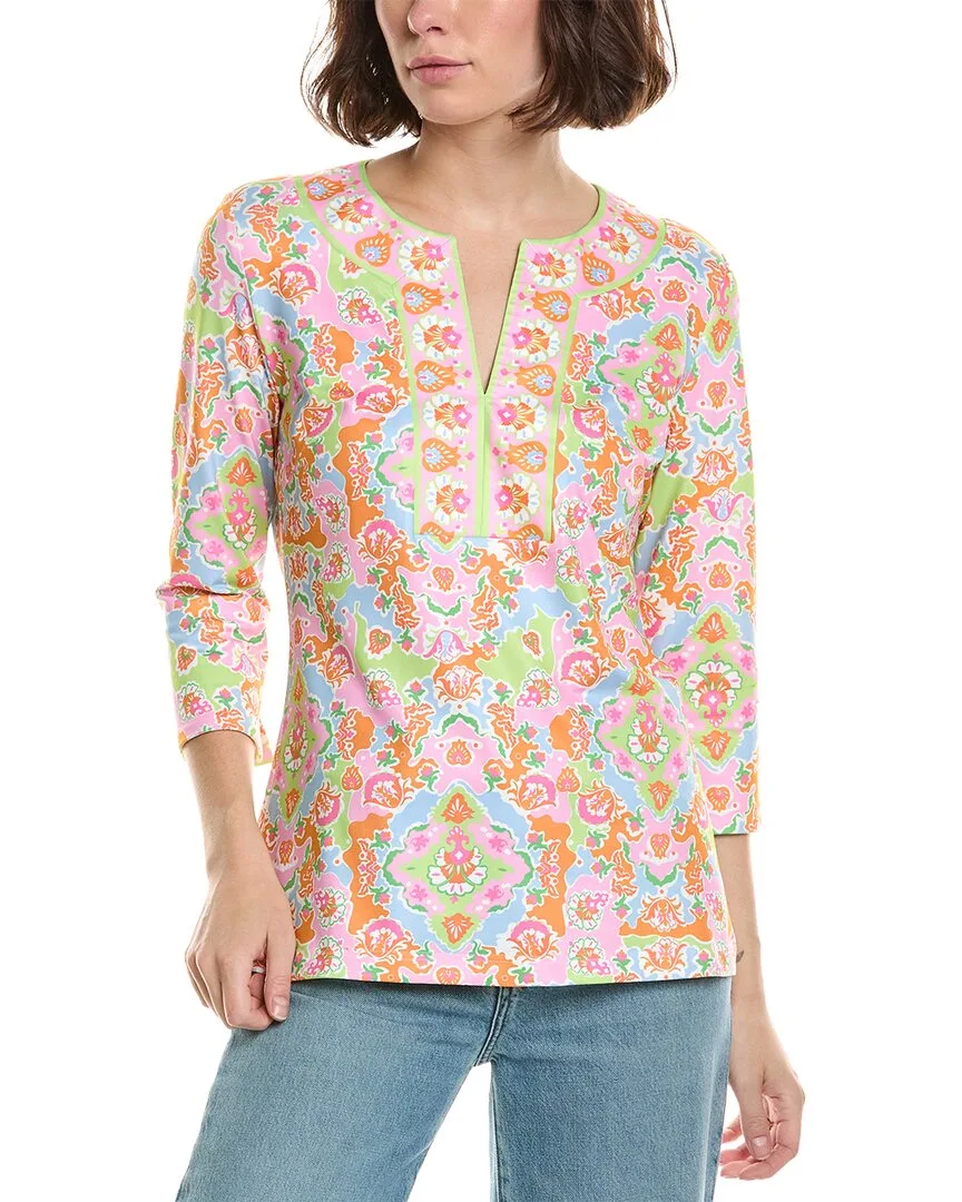 Jersey Printed Top by Gretchen Scott