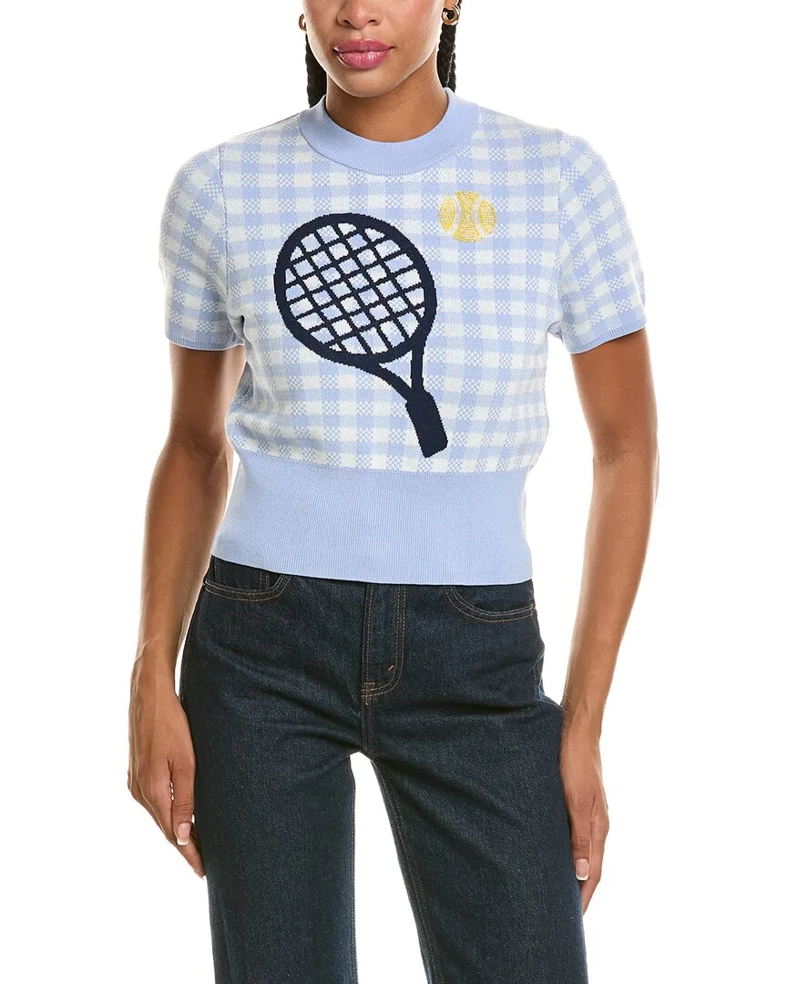 Beaded Tennis Knit Shirt by 525 America