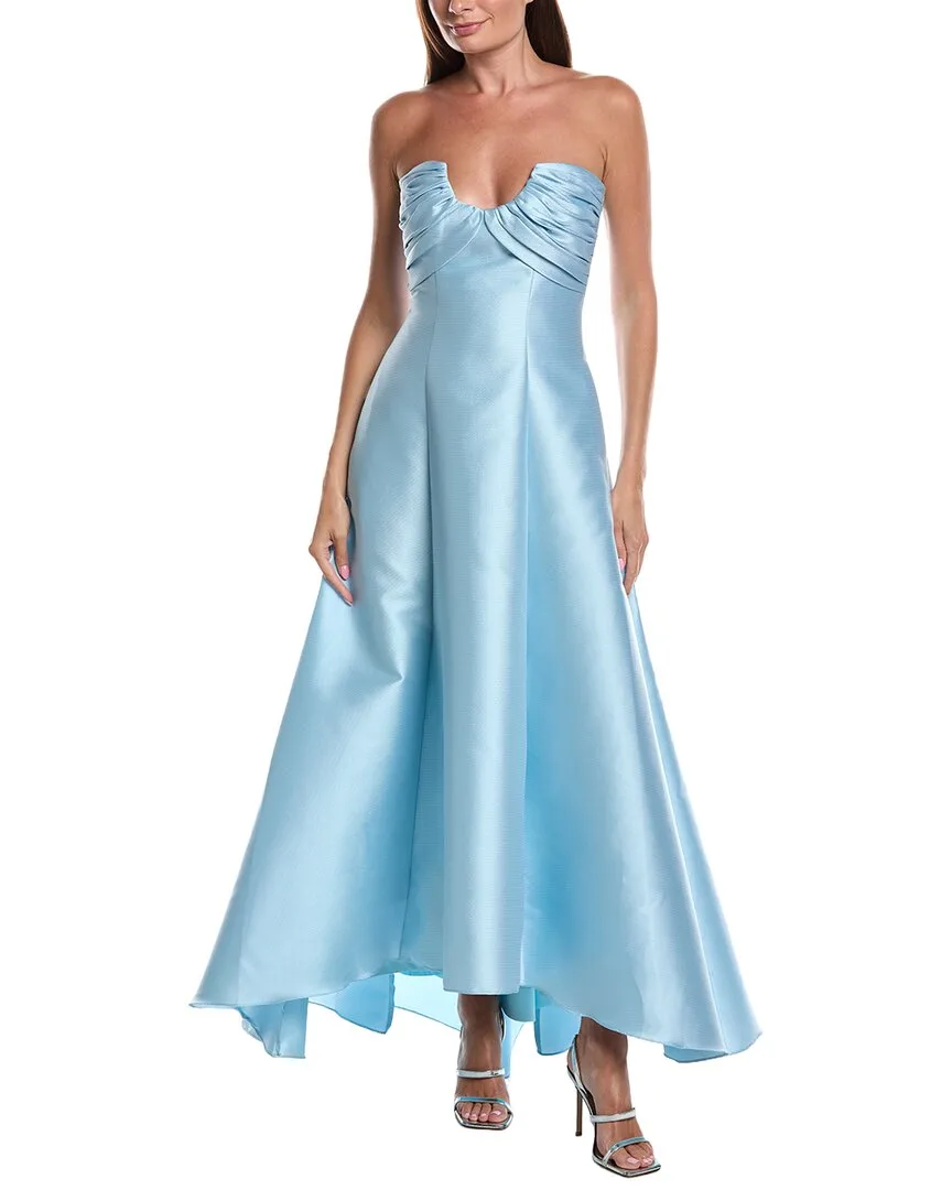 Strpls Scoop Hi Low Maxi Dress