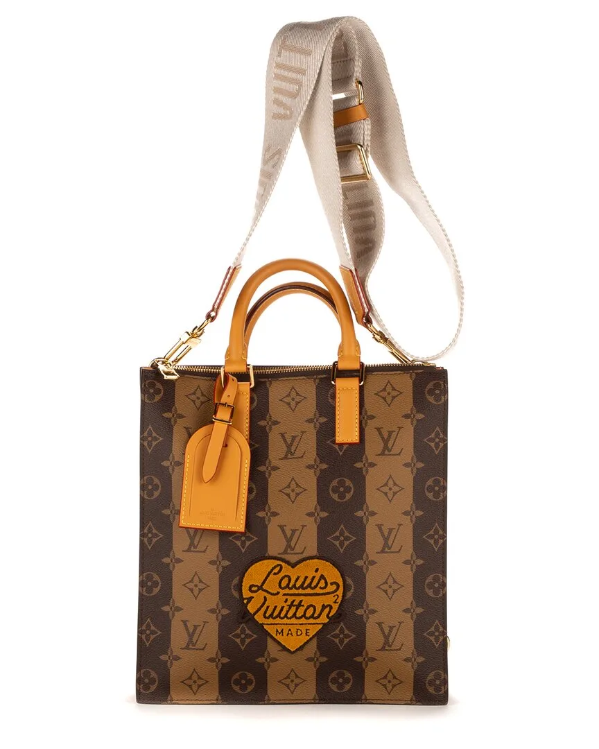 Sac Plat Canvas Shoulder Bag by Louis Vuitton
