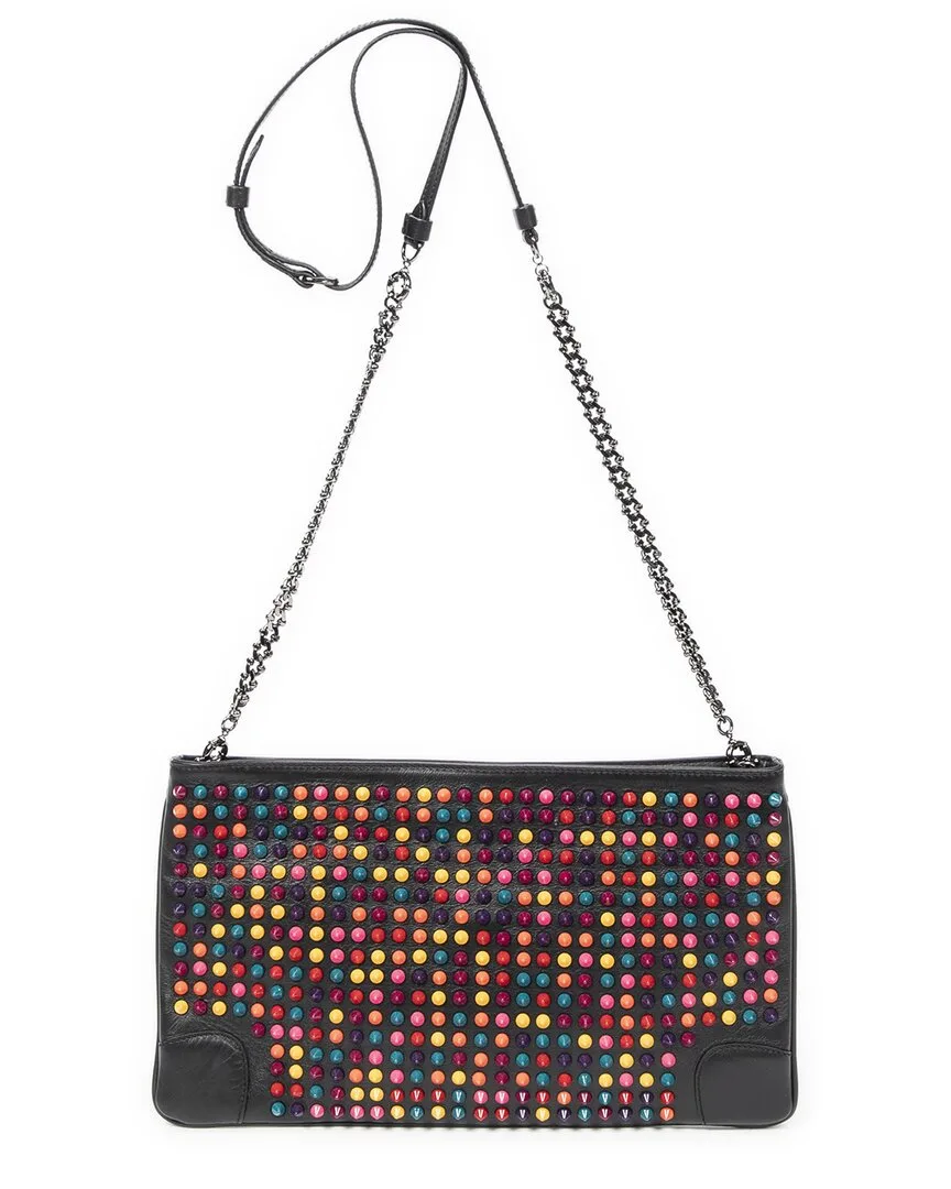 Loubiposh Leather Shoulder Bag by Christian Louboutin