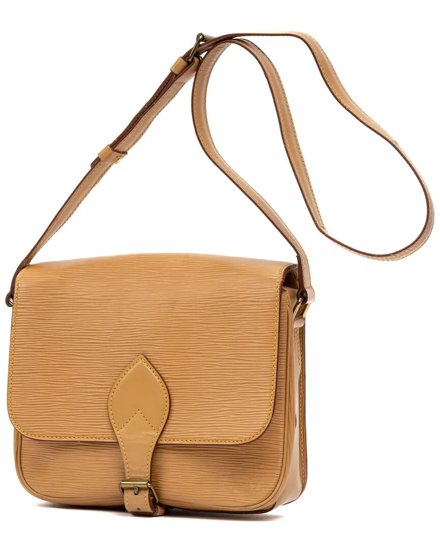 Cartouchiere Leather Shoulder Bag by Louis Vuitton
