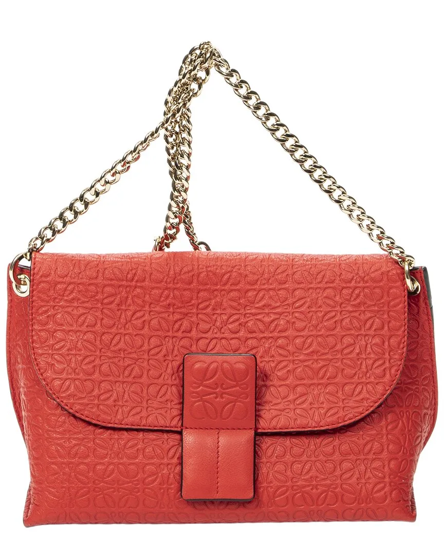 Anagram Avenue Leather Shoulder Bag by LOEWE