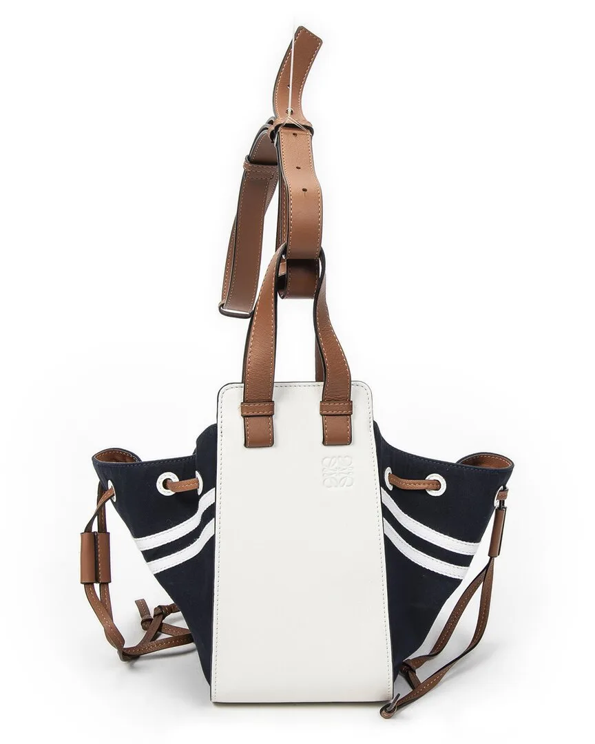 Small Hammock Canvas Shoulder Bag by LOEWE