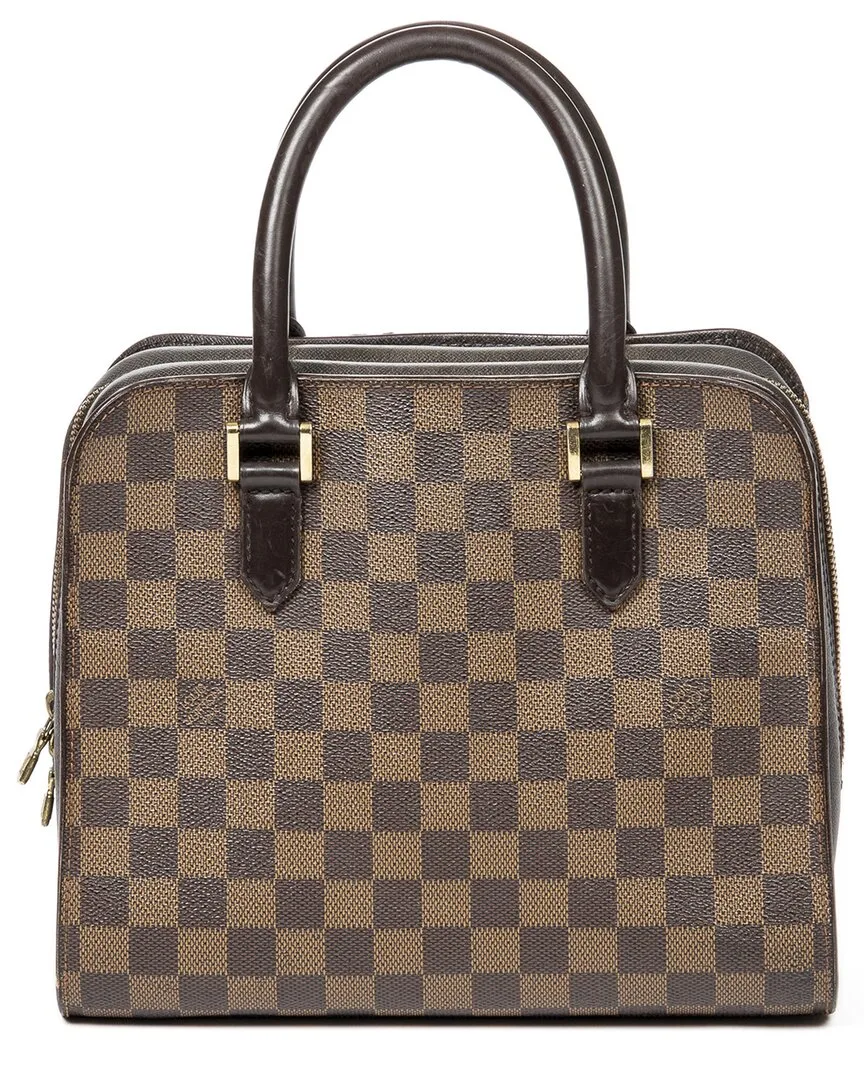 Triana Canvas Shoulder Bag by Louis Vuitton