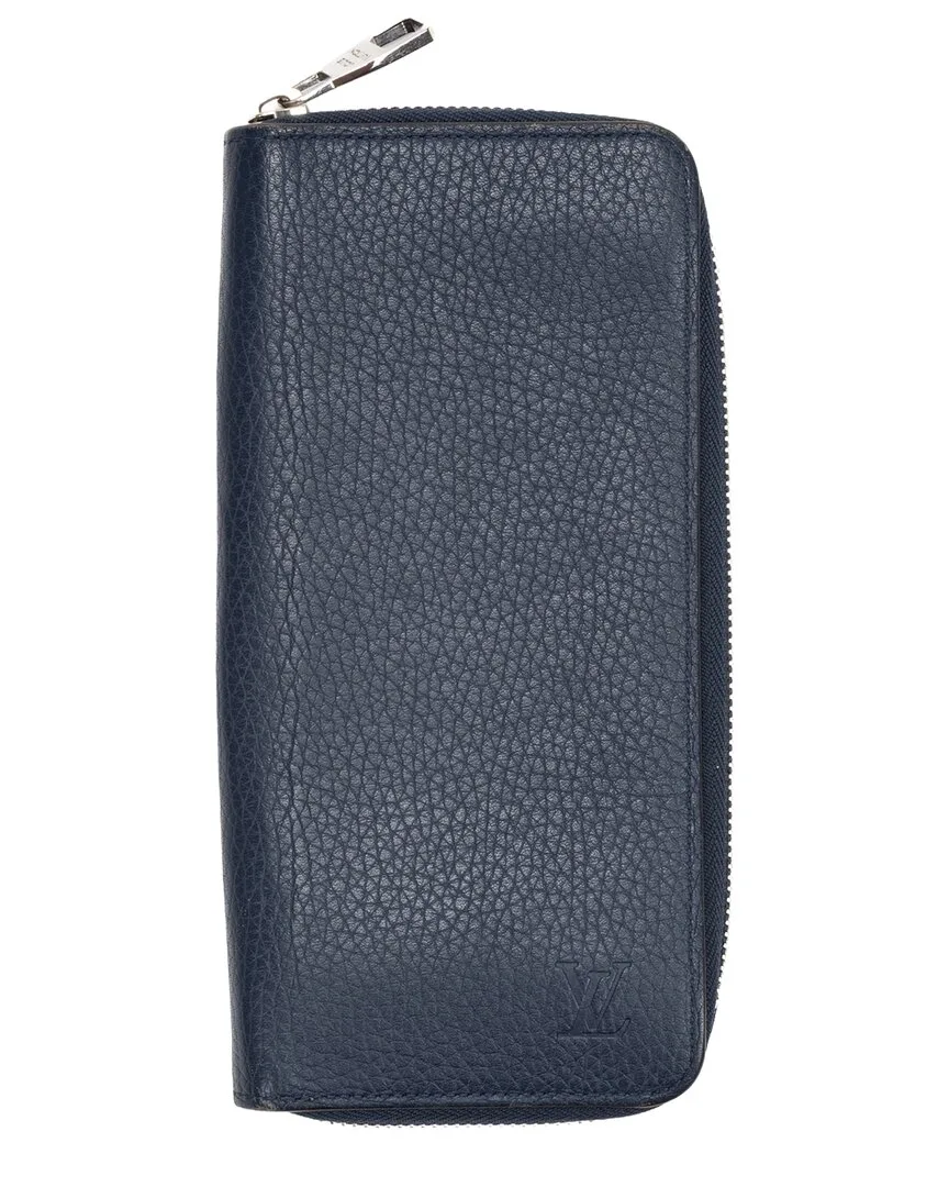 Vertical Leather Wallet by Louis Vuitton