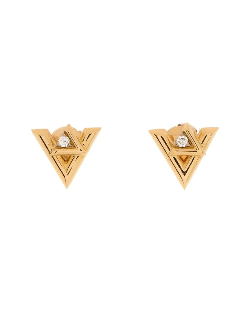 One Stud Diamond Earrings by Louis Vuitton