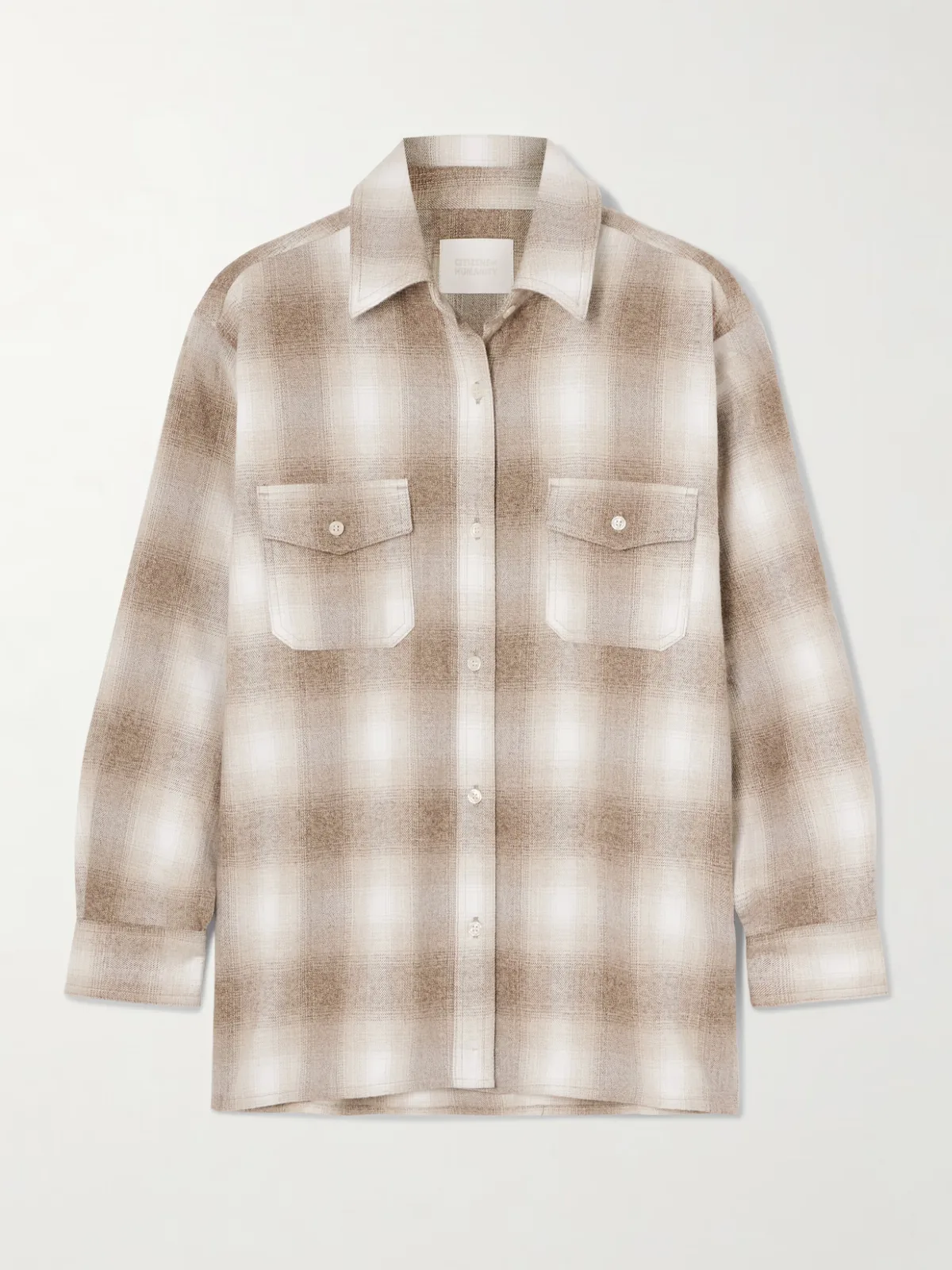- Kota Checked Cotton-flannel Shirt -