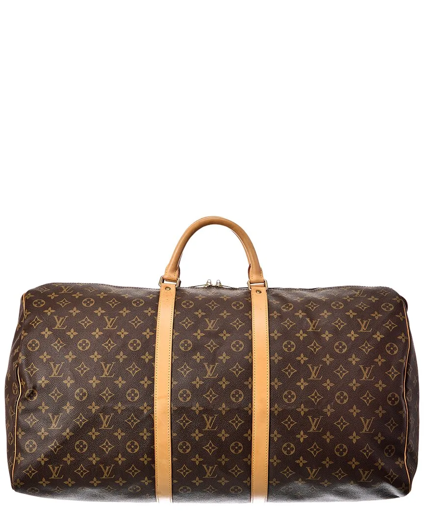 Brown Monogram Canvas Keepall 60 (authentic Pre-Loved) by Louis Vuitton
