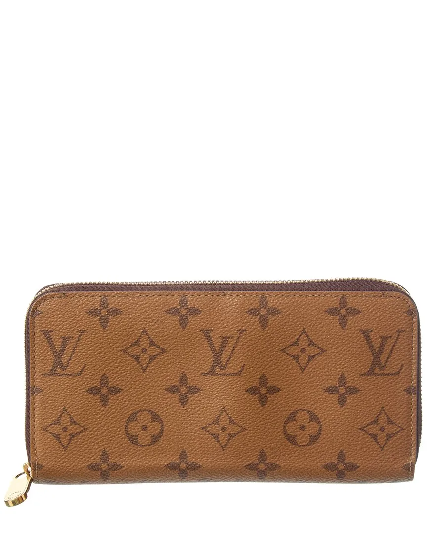 Brown Monogram Reversed Coated Canvas Zippy (authentic Pre-Loved) by Louis Vuitton
