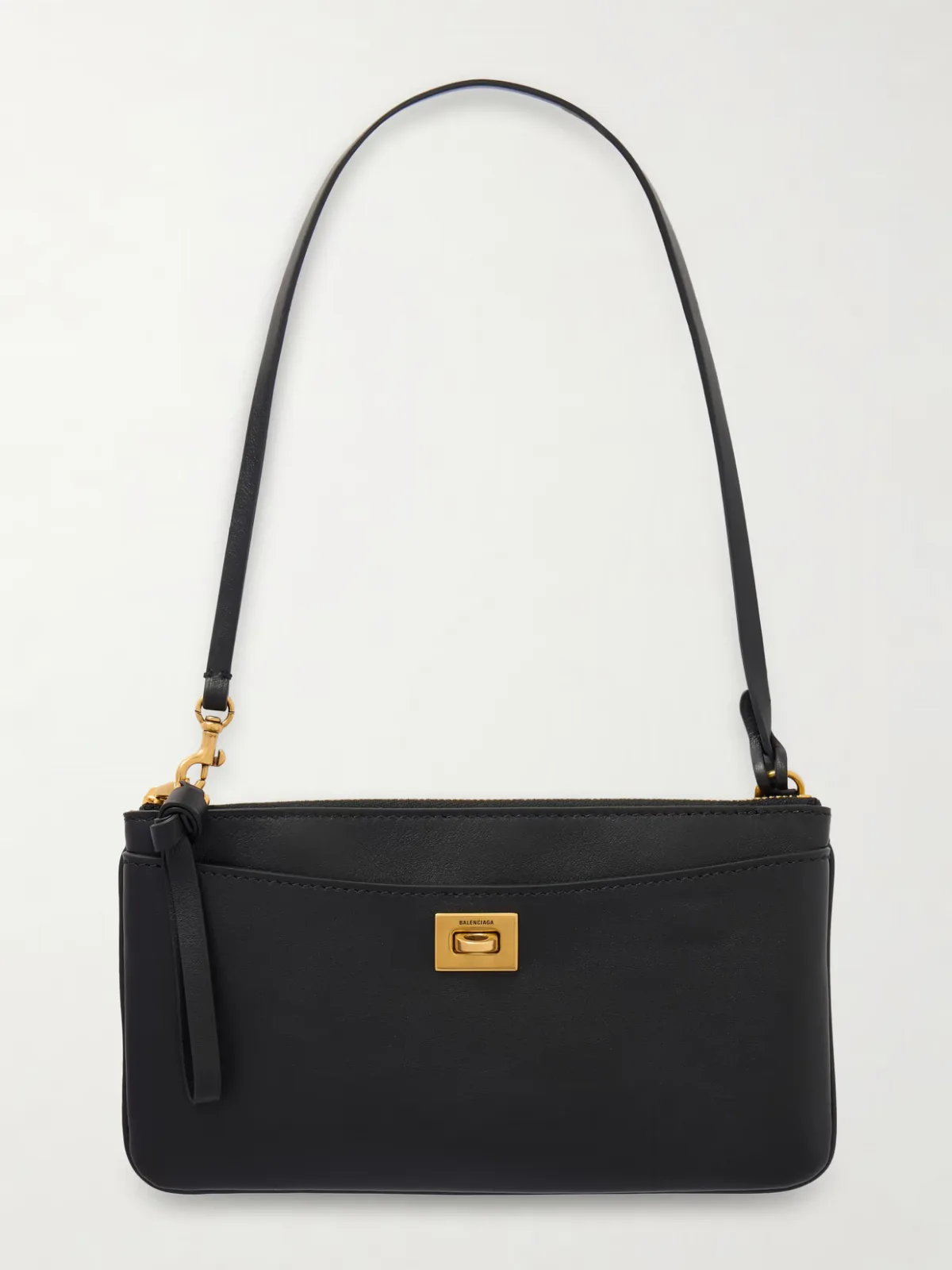 - Rodeo Textured-leather Shoulder Bag -